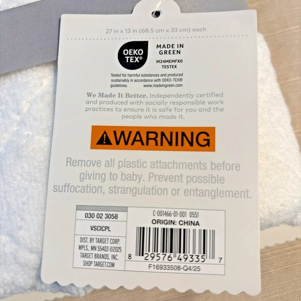 Cloud Island Changing Pad Liners x 3